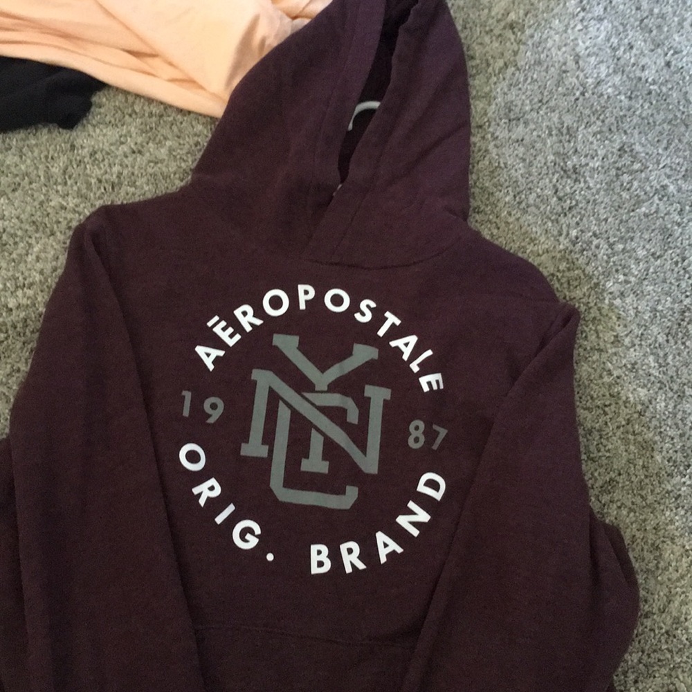 dark purple hoodie (bought as mens)